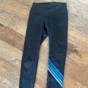 Aviator Nation full length chevron leggings size small